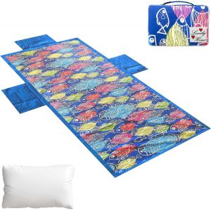 Kal-Drap De Plage Avec Motif Assortis, 190 X 80 Cm, Avec Sac De Rangement (Drap 3) - Neuf