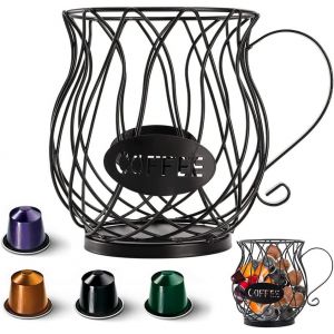 Cmws-Panier &Agrave; Capsules De Caf&eacute;, Panier De Rangement Tasse Caf&eacute;, Panier De Rangement De Capsules De Caf&eacute;, Organisateur Dosettes Caf&eacute;, Panier Coffee Porte Capsule Pour La Maison Caf&eacute; H&ocirc;tel Ornements(Pe - Neuf
