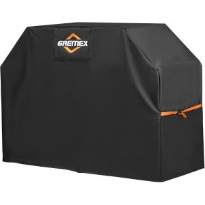 Ulteronixshop-Housse Barbecue Exterieur 165&times;60&times;115 cm - Protection Efficace Imperm&eacute;able et Respirante pour Votre Barbecue - Durable Bache Plancha Exterieur - Fiable et R&eacute;sistant aux UV - Neuf