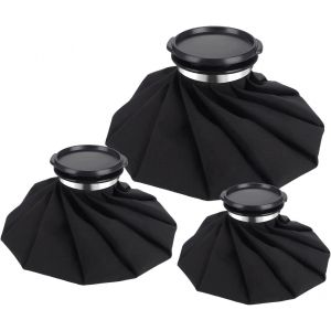 KALANKA-Poche de Glace Cheville Genou, 3 PCS Sac de Glace Réutilisable Blessé |15Cm, 23Cm, 28Cm| Pain de Glace Anti-Douleur pour le Cou Pour enfants, Tête, Dos, Cou, Paule, Sportives Soulagement Doul - Neuf