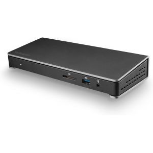 Com Station D'Accueil Thunderbolt 3 Double Affichage 4K 60 Hz Pour Pc Portable Avec Lecteur De Carte Sd (Tb3Dock2Dppu) - Neuf