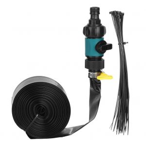 HJLIAN Tuyau d'arrosage pour trampoline de jardin, outil d'arrosage rafraichissant pour l'exterieur, jouet aquatique pour enfants, 12 m - Neuf