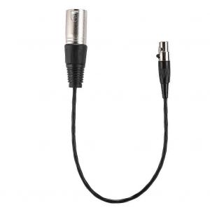 Boîtier en cuivre complet Mini XLR 3 broches femelle vers alliage de zinc Boîtier XLR 3 broches Câble audio mâle - Neuf