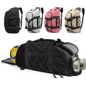 Acdsgd-Sacs De Sport Homme Femme Imperm&eacute;able De 35l-Avec Compartiment &Agrave; Chaussures, Sac De Voyage Homme Femme L&eacute;ger Pour Fitness Football Tennis Yoga Natation, Sac Yoga Sac De Gym Mode-Noir - Neuf