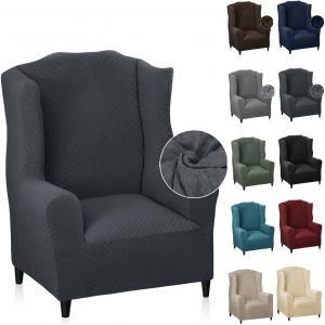 Élastique De Fauteuil De Couverture Avec Des Oreilles De 1 Pièce Jacquard Canapé Protecteur D'appui-Tête De Housse Du Canapé Dos Large Fauteuil - Neuf