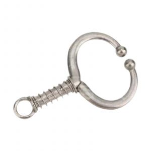 Bull Anneau Dans Le Nez De Verrouillage Automatique Pour Animaux De Ferme &Agrave; Ressort En Acier Inoxydable 13 Cm X 9 Cm Vache Pinces De Nez - Neuf