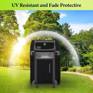 Housse Barbecue Exterieur, R&eacute;sistante de 600D Oxford Housse Plancha 77 x 70 x 110 cm B&acirc;che de Protection pour Barbecue &agrave; gaz Weber Spirit 210 Anti-UV/Anti-l'eau/Anti-Vent/Antipoussi&egrave;re - Neuf