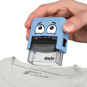 Mevronisshop-Diy Marky &iquest; Tampon Personnalisable Pour Enfants | Pour V&ecirc;tements Et Objets Scolaires | Encre Jusqu&iquest;&Agrave; 1000 Impressions | Kit Complet Avec &Eacute;tiquettes Et Ruban Thermocollant - Neuf