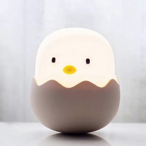 Veilleuse Pour Bébé,Veilleuse Pour Enfants Avec Fonction De Gradation Tactile,Veilleuse Rechargeable Pour Poulet,Cadeau Pour La Décoration De La Chambre De Bébé Kawaii - Neuf