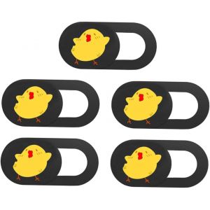 5 Pièces Cache Webcam Protection pour Ordinateurs Portables Couverture Coulissante pour Tablette et Smartphone Autocollant Adhésif Facile à Installer - Neuf