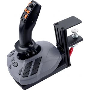 Support de bureau en m&eacute;tal compatible avec Thrustmaster SimTask Farmstick,T-Flight Hotas One,T-Flight Hotas 4,T16000M FCS,TCA Sidestick-Lib&eacute;ration rapide/pince robuste/contr&ocirc;leur - Neuf