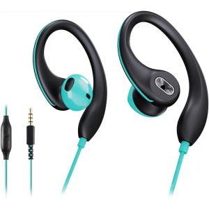 KALANKA-&Eacute;couteurs Intra-Auriculaires filaires avec Crochet d'oreille, Clip d'oreille, Prise Jack 3,5 mm, &eacute;couteurs de Course enveloppants pour Smartphone, Ordinateur Portable, Tablette, MP3 - Neuf
