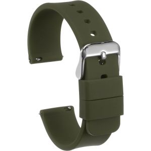 Bracelet De Montre Mm Largeur Souple D&eacute;gagement Rapide Remplacement Montre Bande Avec Boucle Pour Homme Femme - Neuf