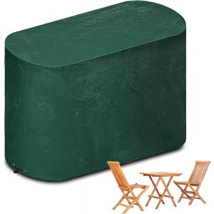 Housse De Meubles De Jardin En Poly&eacute;thyl&egrave;ne, Housse De Meubles De Patio 2 Si&egrave;ges, Imperm&eacute;able, Protection Uv, Housse De Meubles De Jardin Pour L'ext&eacute;rieur, Table Et Chaise R&eacute;sistante &Agrave; La - Neuf