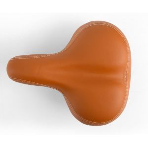 Selle De V&eacute;lo Extra Large,Confortable,R&eacute;sistante Aux Chocs,Ergonomique,Marron,Convient Pour V&eacute;lo De Ville,Vtt,V&eacute;lo &Eacute;lectrique,Homme Et Femme - Neuf