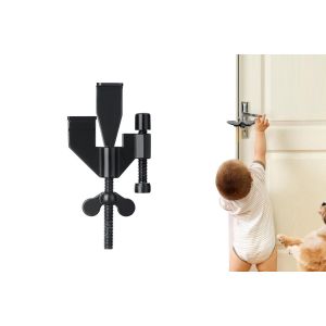 Cadenas de porte portable pour les voyages et la maison, verrou de s&eacute;curit&eacute; r&eacute;glable pour h&ocirc;tels et appartements - Neuf