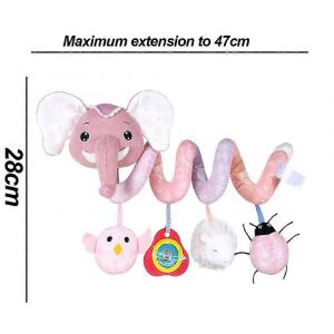 B&eacute;b&eacute; B&eacute;b&eacute; En Spirale Peluche Activit&eacute; Peluche Jouet Suspendu - Neuf