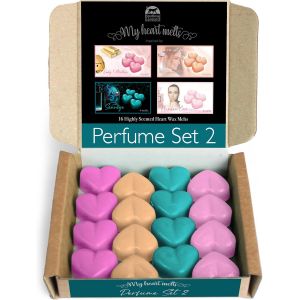 Mixte M&eacute;lange De Cires &Agrave; Fondre Pour Parfums Set 2-Inlcudes 4 De Chaque X 5g De Parfums Inspir&eacute;s Dans Des Cires &Agrave; Fondre En Forme De Coeur-Madame Coco,Sauvage,La Vie Belle,Lady 1 Million - Neuf