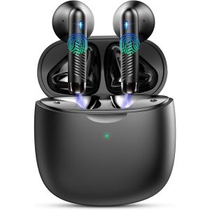 JEXNOVASHOP-AI Traducteur Vocal Instantan&eacute;, 3 en 1 Ecouteur Traducteur Instantan&eacute; avec 164 Langues/7 Modes de Traduction, 32H Bluetooth 5.3 Oreillette Traduction Instantan&eacute;e pour Affaires/Voyage/&Eacute;tud - Neuf