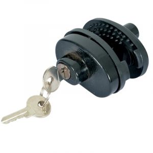 Verrou de pontet &agrave; cl&eacute; rembourrage caoutchouc livr&eacute; avec 2 cl&eacute;s - Neuf