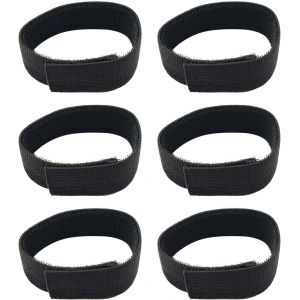 Asas-6 Pcs Serre Pantalon Vélo Clip Élastique Noir Brassards Attache Pantalon Velo Brassards Sangle Vélo La Cheville Pour Pantalon De Cyclisme,Pantalons,Bottes,La Randonnée,Camping - Neuf