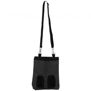Sac D'alimentation Pour Lapin, Sac D'alimentation Non Toxique Pour Foin, Dispositif D'alimentation Suspendu Pour Petits Animaux De Compagnie (Noir) - Neuf