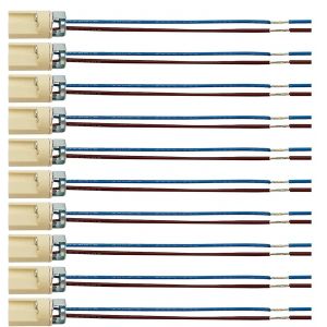 Sjzg-10 Pack G9 Ampoule Titulaire, G9 Lampe Base En C&eacute;ramique Titulaire Pour Ampoule Led Lampe Halog&egrave;ne,Ampoules Halog&egrave;nes En C&eacute;ramique Connecteur Socket - Neuf