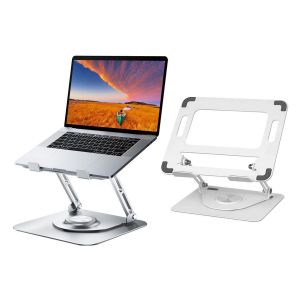 Support pour ordinateur portable rotatif &agrave; 360&deg;, r&eacute;glable et pliable, compatible avec les ordinateurs portables de 10 &agrave; 17 pouces. - Neuf