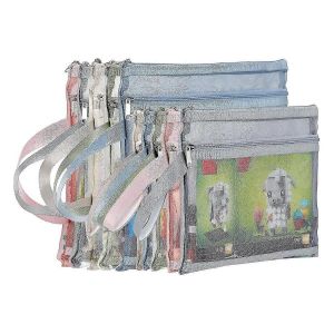 Paquet de 10 sacs de poche &agrave; fermeture &eacute;clair en maille &agrave; double couche color&eacute;e, ensembles de blocs de construction pour le stockage et l'organisation des jouets - Neuf