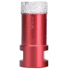 Scie cloche diamantee M14 pour meuleuse d'angle, pour carrelage en marbre et ceramique, 25 mm - Neuf