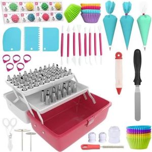 Outils De D&eacute;coration De G&acirc;teaux, 246 Kits De D&eacute;coration De G&acirc;teaux Avec 62 Bouts De Tuyauterie Articles De D&eacute;coration De G&acirc;teau - Neuf