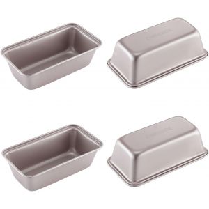 Subzonal-Lot De 4 Mini Moules &Agrave; Pain Antiadh&eacute;sifs En Acier Carbone De 15,2 Cm Pour Pain Rectangulaire Et Viande, Pour G&acirc;teau, Pain De Viande, Banane - Neuf