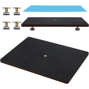 Planche de Nivellement en R&eacute;sine pour R&eacute;sine &Eacute;poxy Table de Nivellement R&eacute;glable en R&eacute;sine Acrylique de 400x300mm avec Tapis en Silicone pour Moules en R&eacute;sine Vagues &Eacute;poxy - Neuf