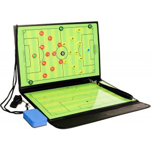 Acdsgd-Tableau Tactique Football-Dossier De Tactiques Magn&eacute;tique Pour Entra&icirc;neurs De Football Avec Sifflet - Neuf