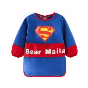 Tablier De Peinture Impermeable Pour Enfant, Bavoir A Manches Longues, Confortable, Respirant Et Lavable (Ce) - Neuf