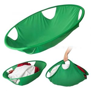 Panier à linge pliable, panier à linge rétractable portable, panier de rangement pliable pour linge sale, panier à linge pliable pour sac à linge - Neuf