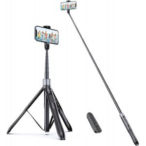 Lbgwp60-60'' Perche À Selfie, Trépied Pour Téléphone Extensible Tout En Un Avec Télécommande Bluetooth, Rotation 360° Pour Iphone Et Téléphone Android, Selfies, Vidéos, Tiktok, Streaming En Direct - Neuf