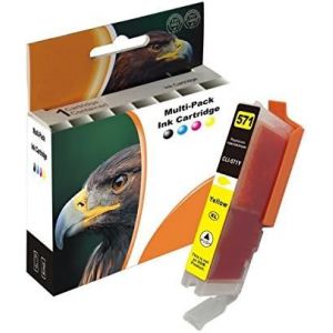 Cartuccia di stampa GIALLA compatibile CLI-571 Canon PIXMA MG5750-5753 MG6850-6852 MG7750-7751 TS5050-5055 TS6050-6052 TS8050 TS8051-8053 TS9050-9055 - Neuf