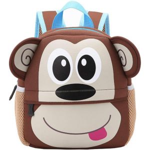 Sac a Dos pour Enfants-Sac d'ecole pour Tout-Petits-Garderie Maternelle Sac Animaux Ecole Cartoon Mignon pour Bebe Fille Garcon 2-5 Ans[T382] - Neuf