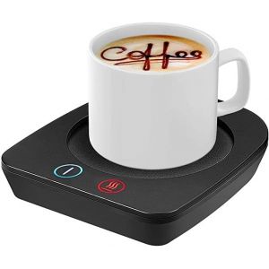 NouvelHorizonstore-Chauffe-caf&eacute; et Chauffe-Tasse avec 3 R&eacute;glages de Temp&eacute;rature, Mug 20 W pour Tasses &eacute;lectriques, Plaque Chauffante &agrave; Caf&eacute; avec Arr&ecirc;t Automatique apr&egrave;s 4 Heures(NO Cup - Neuf