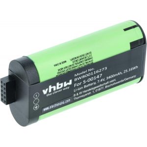 MEVRONISSHOP-Batterie Compatible avec Logitech Ultimate Ears UE MegaBoom S-00147 Haut-parleurs, Enceintes portatives (3400mAh, 7,4V, Li-ION) - Neuf