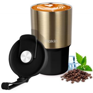 Tianyi-Tasse À Café Isotherme Avec Couvercle 15oz/460ml, Mug Isotherme Cafe En Acier Inoxydable 316, Termosse Cafe Chaud À Double Paroi, Étanche - Neuf