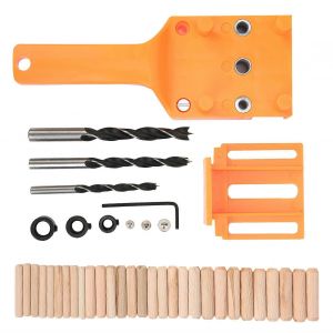 Guide De Per&ccedil;age Pour Menuiserie,41 Pi&egrave;ces/Ensemble,Localisateur De Trous Droits Pour Bricolage,Fourniture Pour Menuiserie,Orange - Neuf