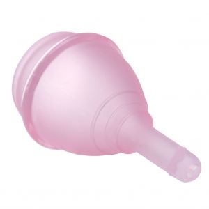 Coupe Hygienique Feminine Reutilisable En Silicone Medical Pour Les Regles, 25 Ml (Rose, Taille S) - Neuf