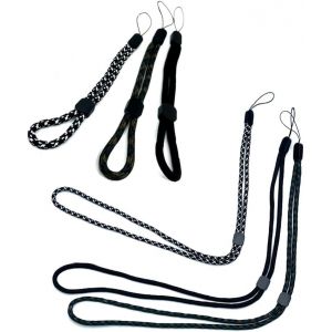 Checarzhn--No1-Lot De 6 Lanières De Cordon Réglables En Nylon,Lanyard Dragonne¿Longue Lanière¿Poignet Dragonnes,Tour De Cou¿Pour Téléphone Portable, Appareil Photo, Clés, Clés Usb (3 Longs Et 3 Court - Neuf