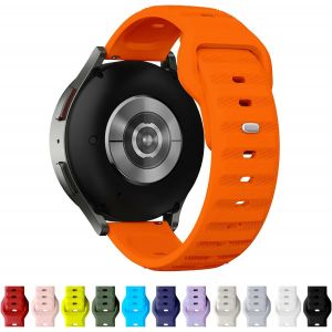 Kalanka-Bracelet De Montre Silicone 20mm 22mm Pour Homme Et Femme, Boucle Réglable, Dégagement Rapide, Bracelet Montre Sport Noir, Compatible Avec Les Montres Intelligentes - Neuf