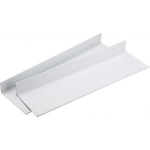 TIANYI-Sumnacon 2pcs &eacute;tag&egrave;re Murale en Alliage d`Aluminium pour Salle de Bain,Cuisine,Chambre,Salon (40CM,Blanc) - Neuf