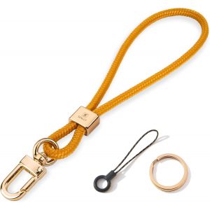 KAL-Porte-Cl&eacute; Lani&egrave;re De Poignet, Original Minimaliste Design Dragonne Cordon Pour Cl&eacute;s - Neuf