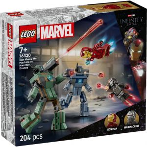LEGO Marvel - Iron Man et War Machine contre les drones de Hammer - 76320 - Neuf