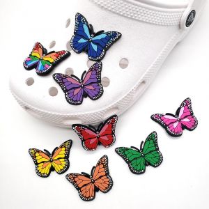 Lot De 20 Décorations 3d Pour Sabots (Papillon), Breloques Pour Chaussures, Mignonnes - Neuf